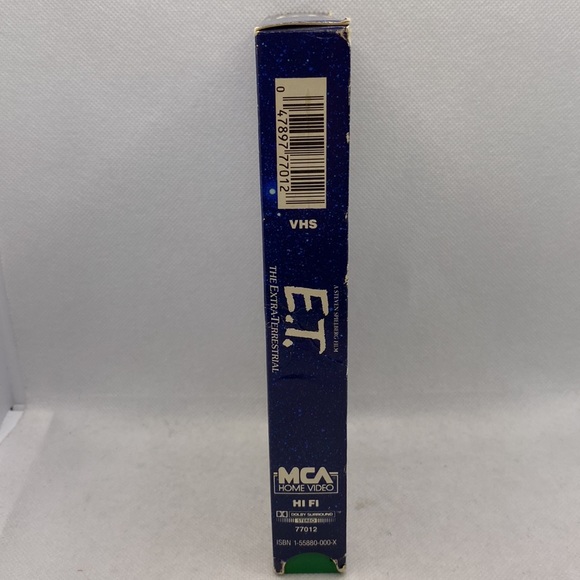 E.T. The Extra-Terrestrial VHS Green and Black Tape Steven Spielberg 1982 - Picture 4 of 12